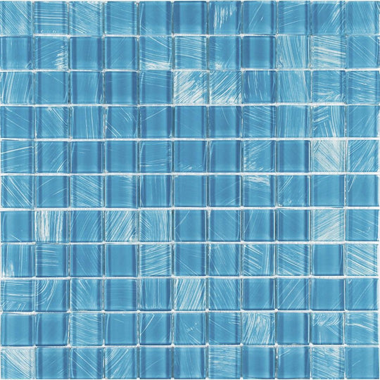 Tesoro 11.5" x 11.5" Watercolors Glass 1" Mosaic