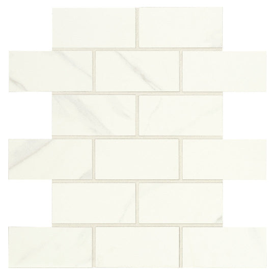 Daltile-Florentine-12-x-12-Matte-Porcelain-2x4-Brick-Joint-Mosaic-Marfil