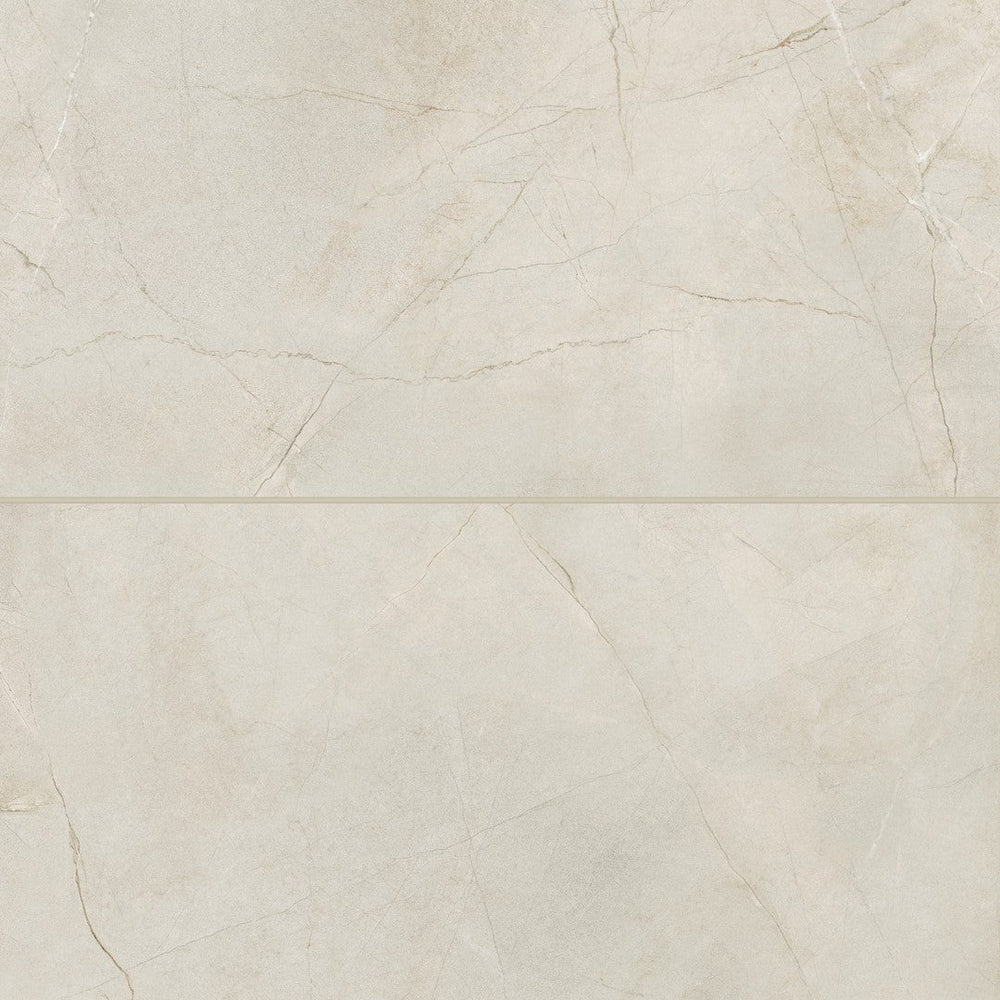 Bedrosians Crema Marfil 24" x 48" Satin Porcelain Field Tile