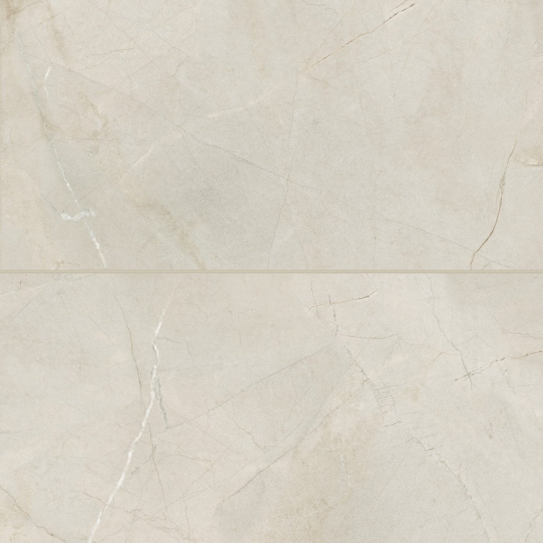 Bedrosians Crema Marfil 24" x 48" Polished Porcelain Field Tile