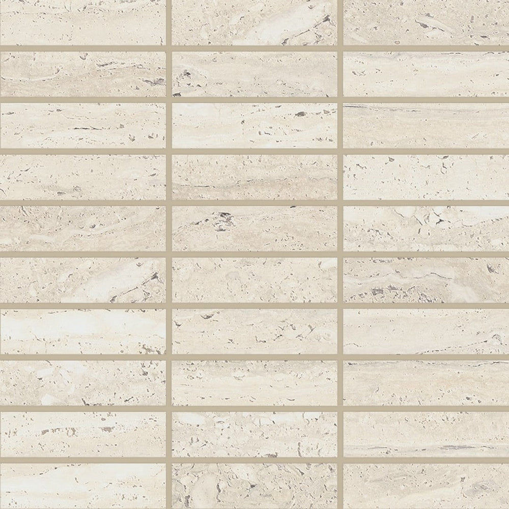 Bedrosians Sensi Roma 12" x 12" Matte Porcelain Straight Set Mosaic