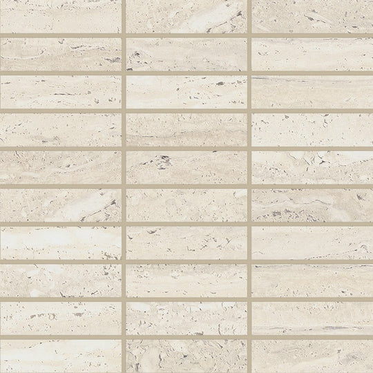 Bedrosians Sensi Roma 12" x 12" Matte Porcelain Straight Set Mosaic