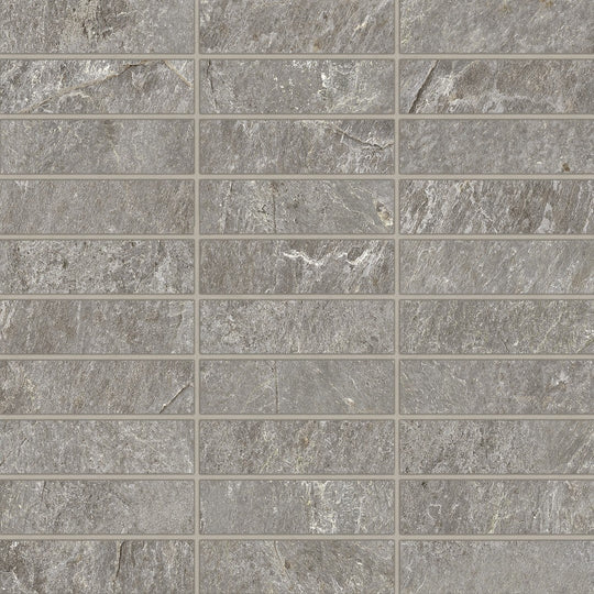 Bedrosians Farmhouse Living 12" x 12" Matte Porcelain 1x4" Straight Set Mosaic