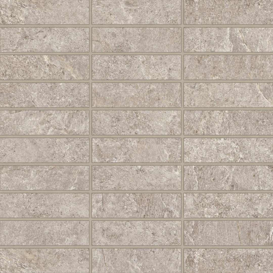 Bedrosians Farmhouse Living 12" x 12" Matte Porcelain 1x4" Straight Set Mosaic