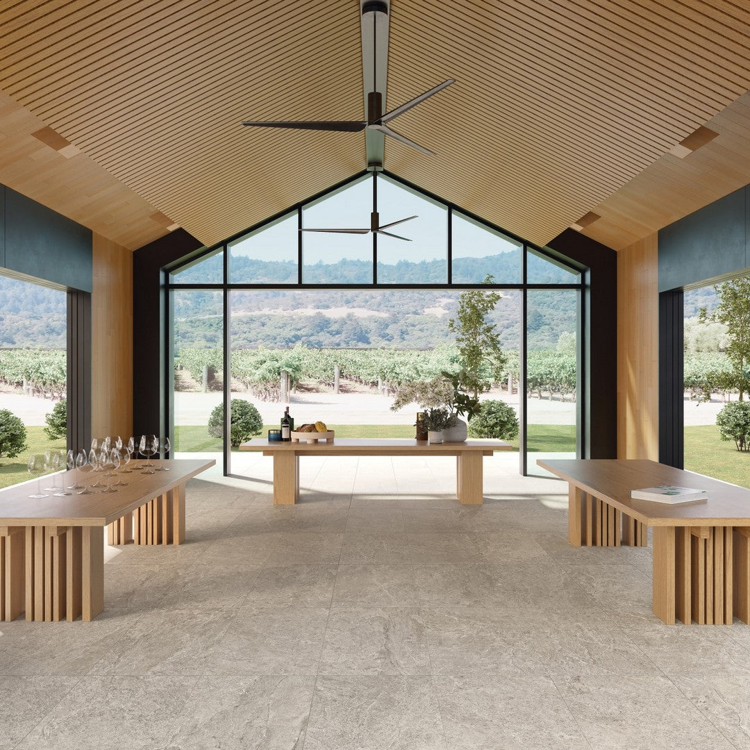 Bedrosians-Farmhouse-Living-24-x-48-Matte-Porcelain-Paver-Pewter