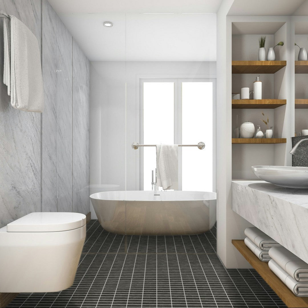 Bedrosians-Farmhouse-Living-12-x-12-Matte-Porcelain-1x4-Straight-Set-Mosaic-Slate