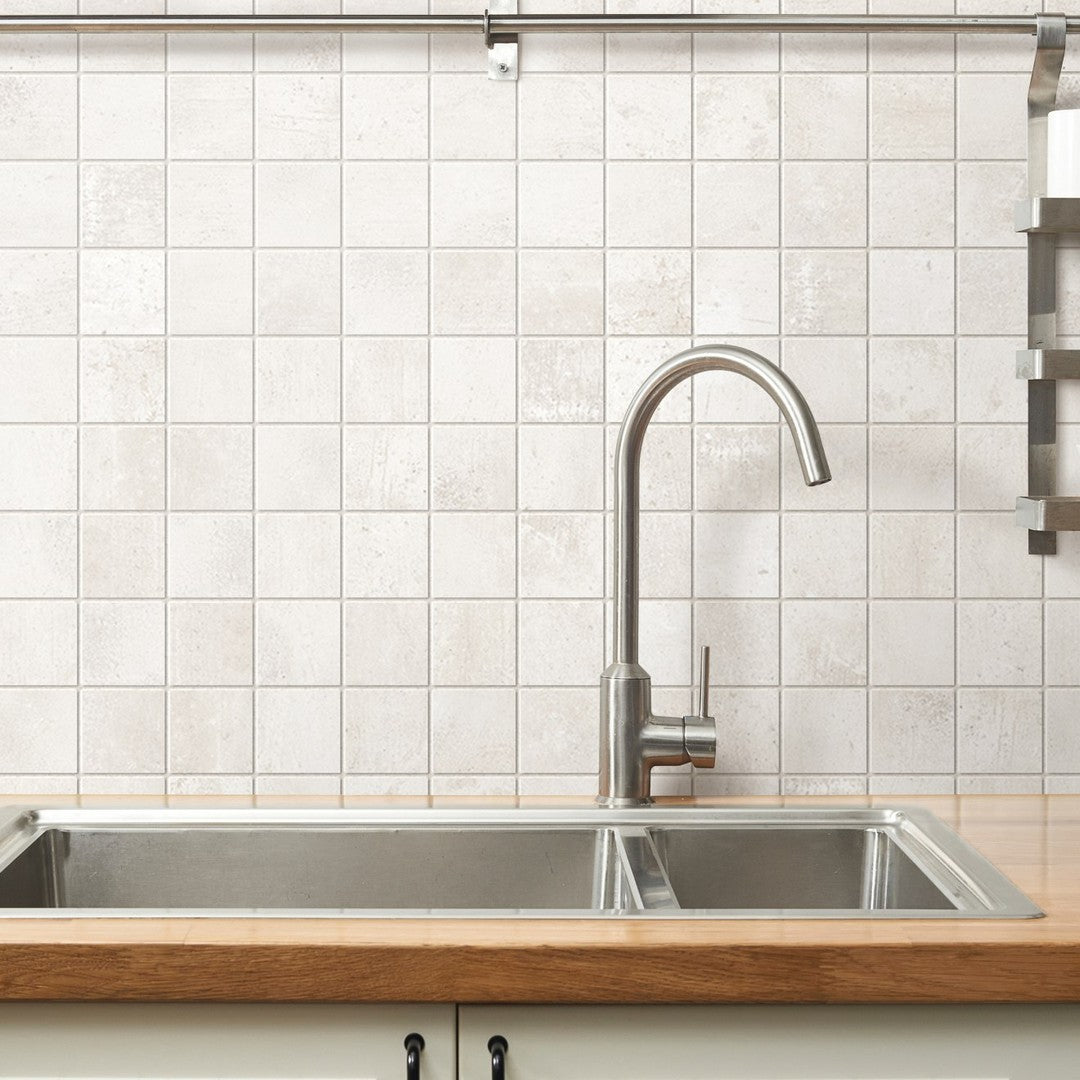 Bedrosians-+One-12-x-12-Matte-Porcelain-2-Mosaic-Chalk