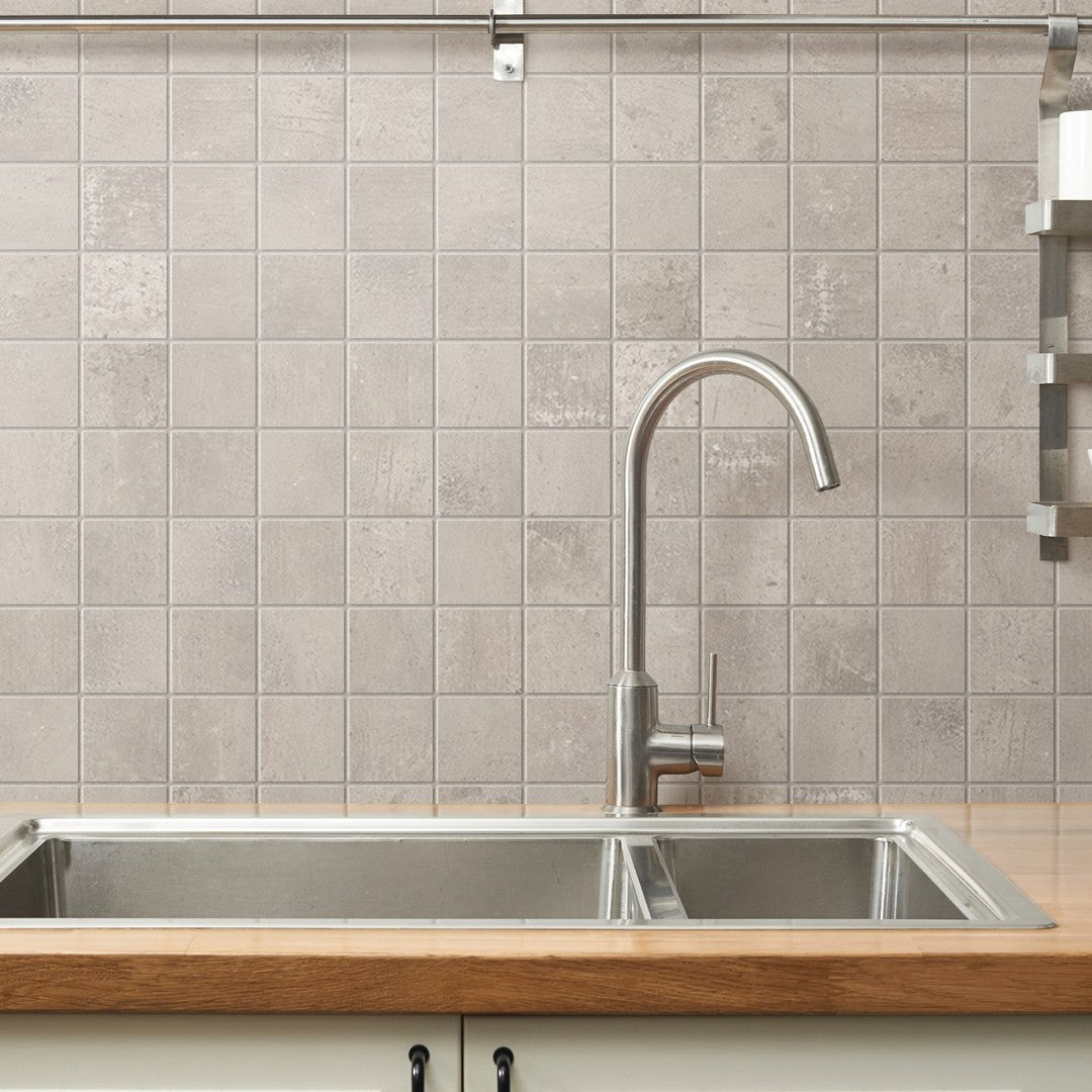Bedrosians-+One-12-x-12-Matte-Porcelain-2-Mosaic-Greige