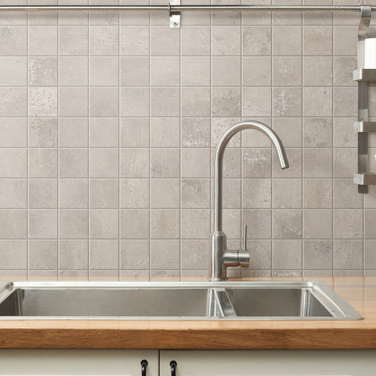 Bedrosians-+One-12-x-12-Matte-Porcelain-2-Mosaic-Greige