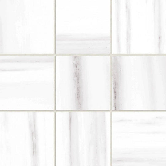 Bedrosians Prati 12" x 12" Honed Glazed Porcelain 4" Mosaic