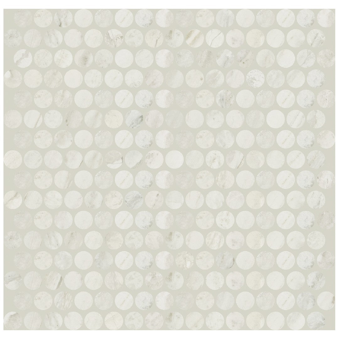 Daltile-Famed-11-x-13-Matte-Porcelain-3/4-Penny-Rounds-Microban-Mosaic-Luxe