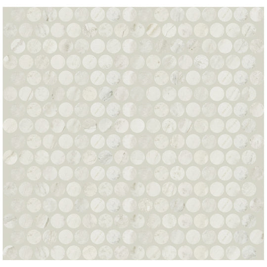 Daltile-Famed-11-x-13-Matte-Porcelain-3/4-Penny-Rounds-Microban-Mosaic-Luxe