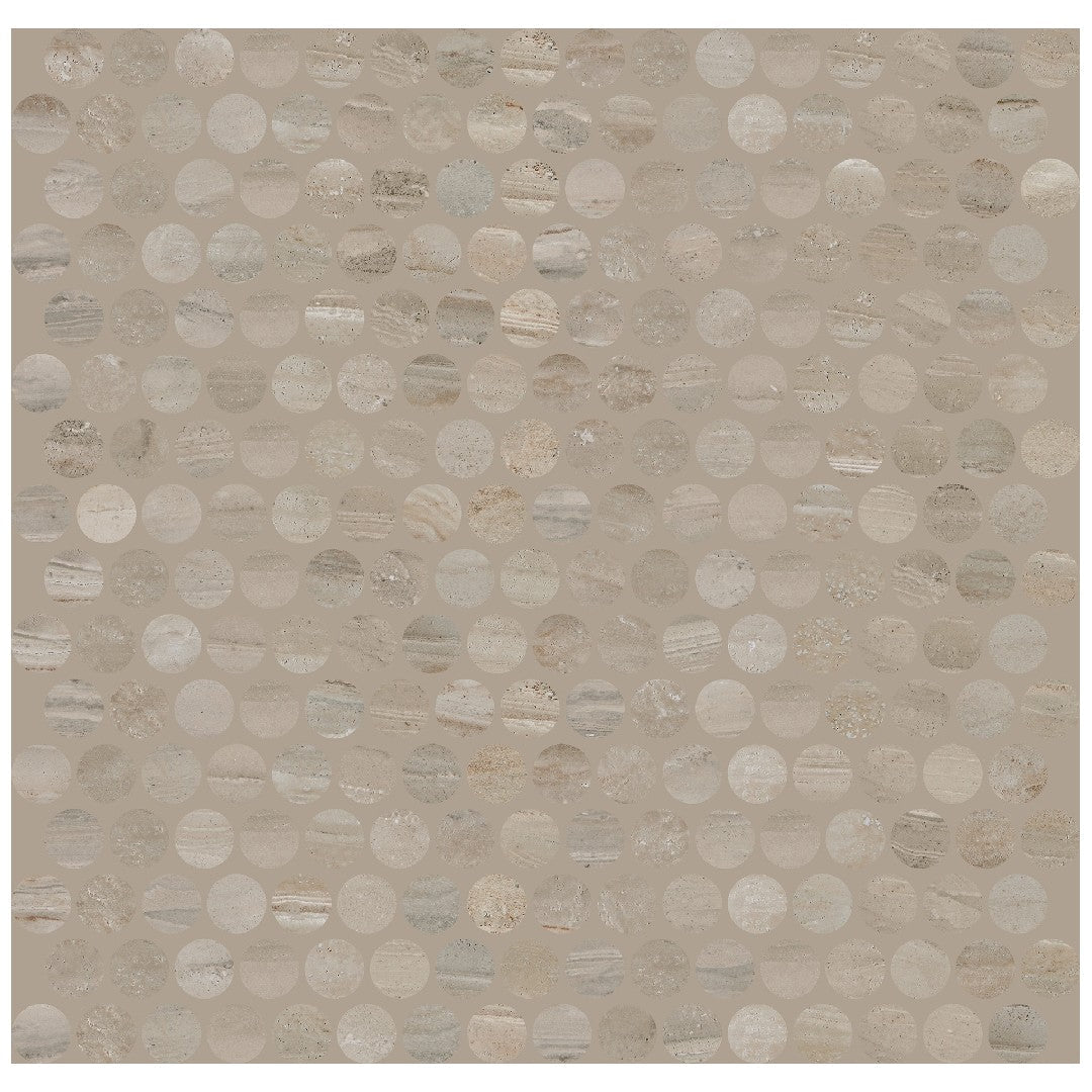 Daltile-Famed-11-x-13-Matte-Porcelain-3/4-Penny-Rounds-Microban-Mosaic-Glamour