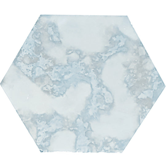 Tesoro 5" x 5.875" Classic Mirror Glass Hexagon Tile