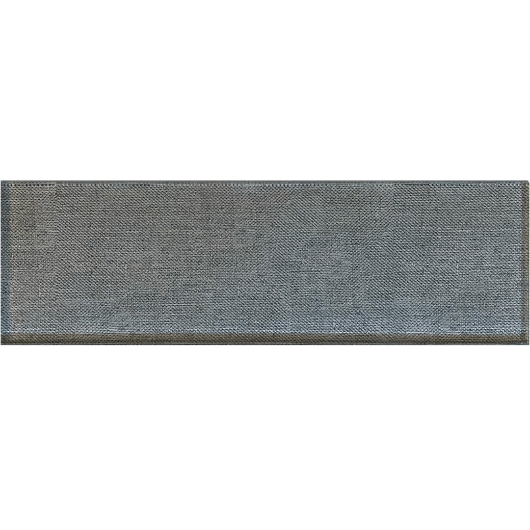 Tesoro 4" x 12" Fabric Glass Inkjet Fabric Glass Wall Tile
