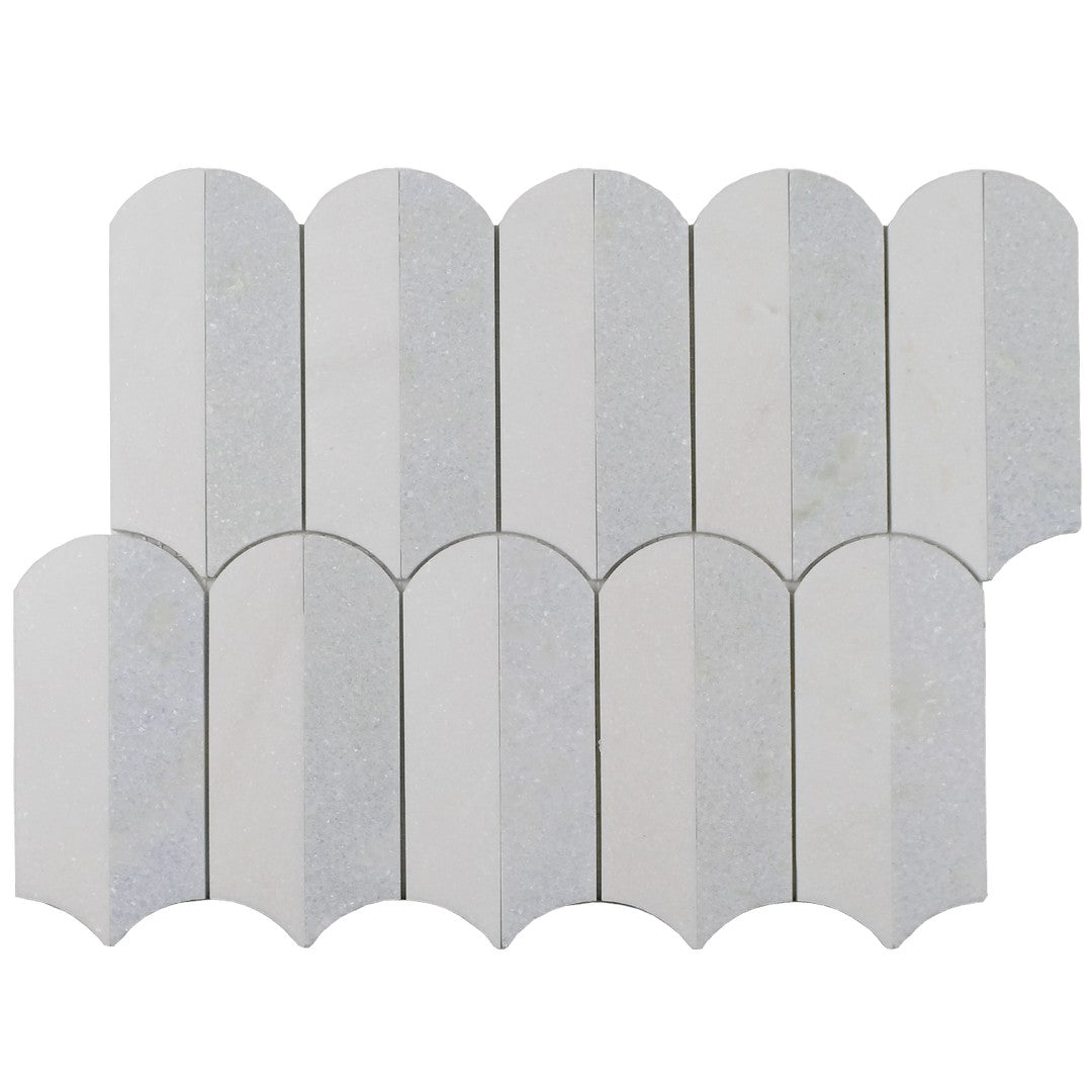 Tesoro 13.25" x 10.25" Showtime Honed Waterjet Natural Stone Mosaic