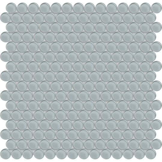 Florida-Tile-Peace-Of-Mind-12-x-12-Penny-Round-Glass-Mosaic-Quiet-Gray