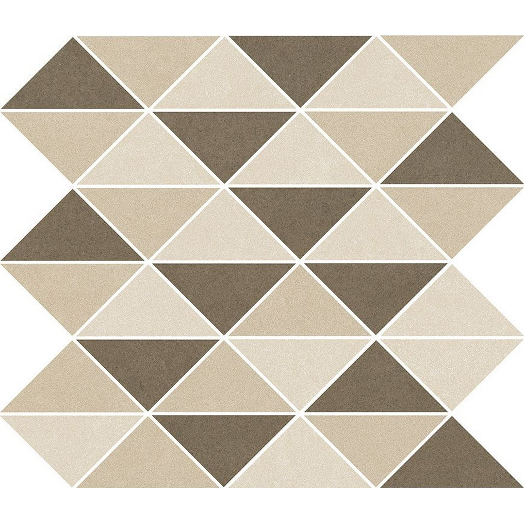 Florida Tile Serendipity 12" x 12" Triangle Matte Porcelain Mosaic