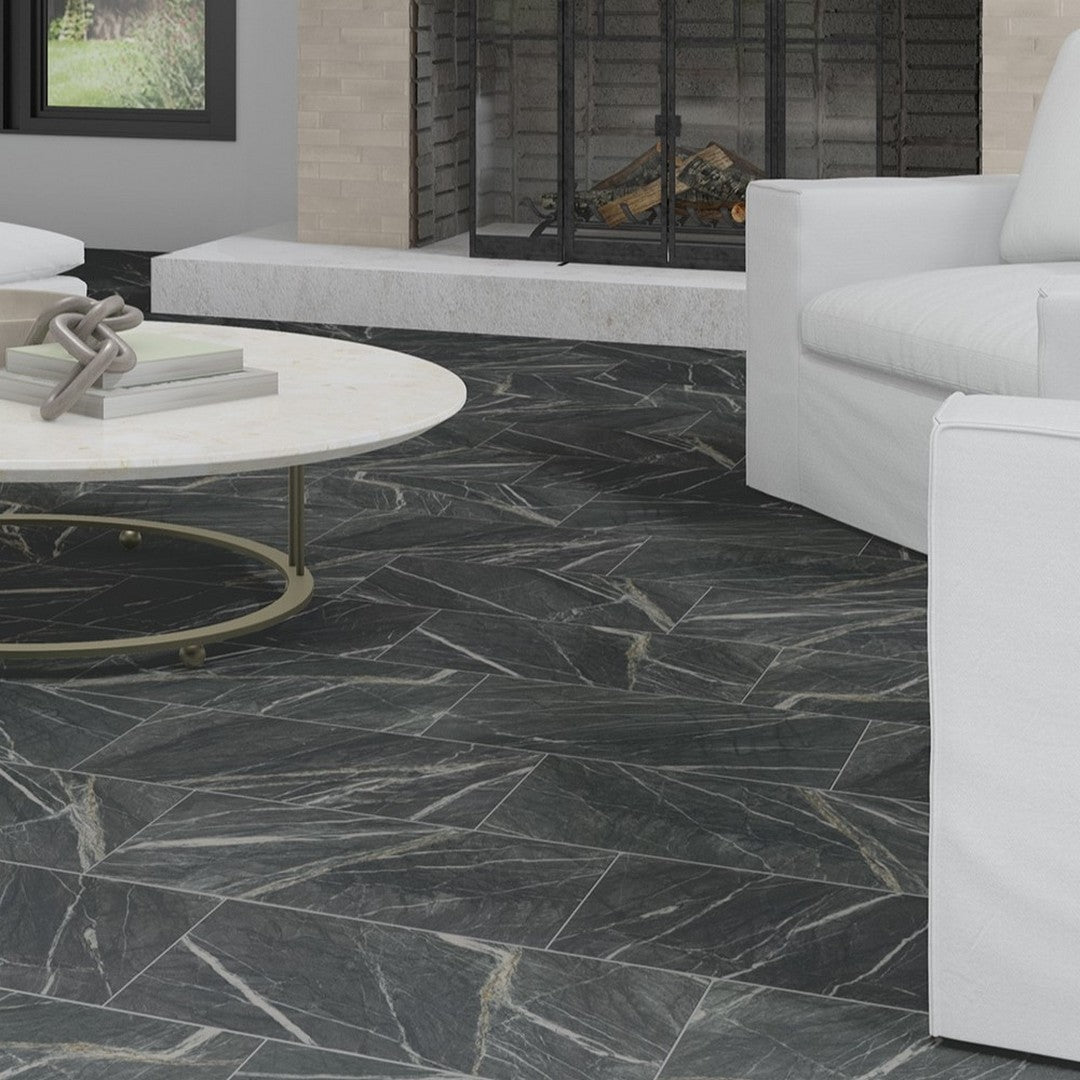 American-Olean-Foyer-Polished-12-x-24-Porcelain-Tile-Steely