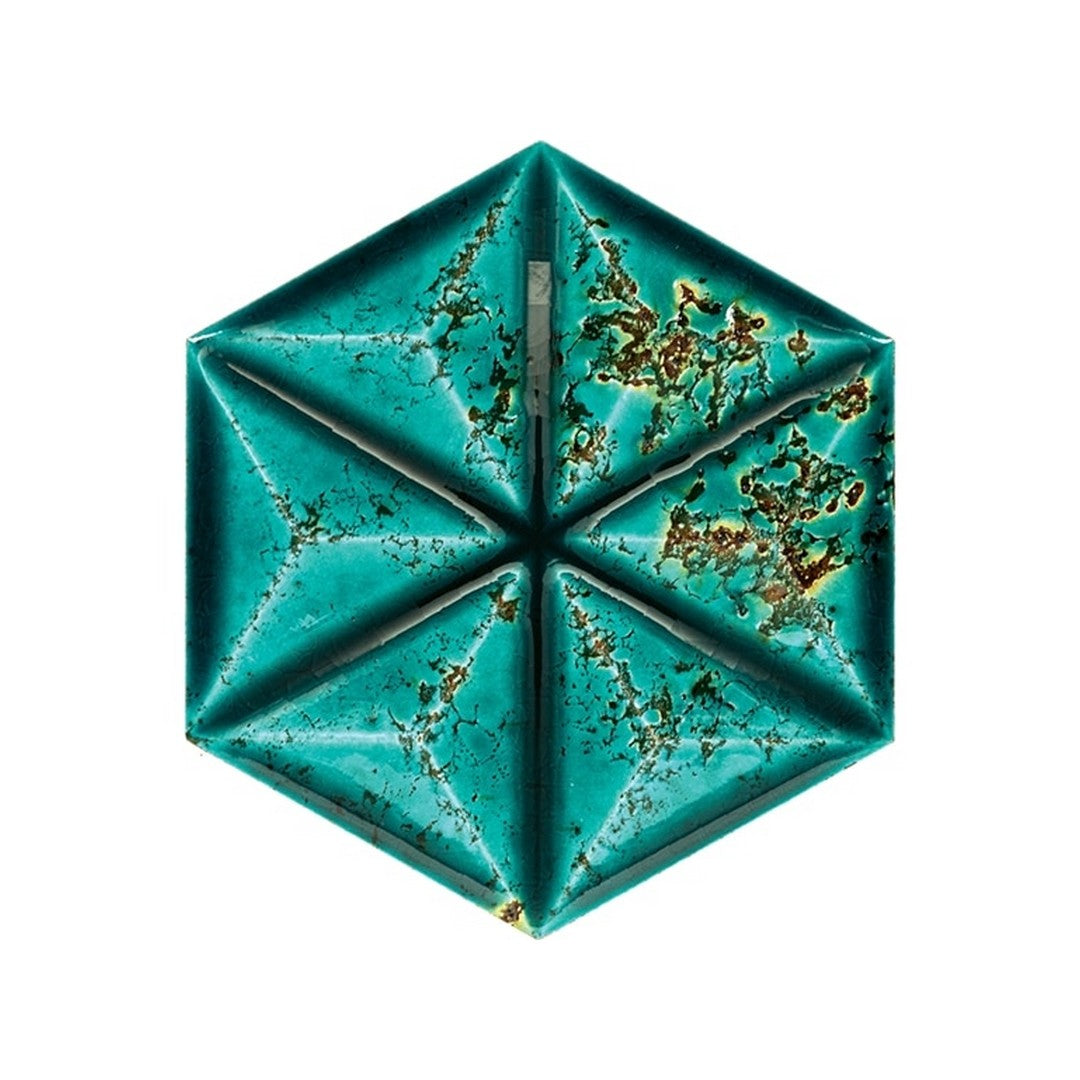 Daltile-Fyre-7-x-7-Glossy-Ceramic-3D-Hexagon-Wall-Tile-Pixie-White