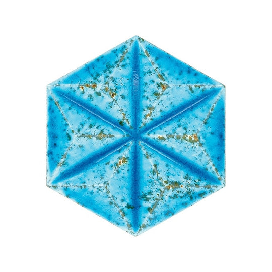 Daltile-Fyre-7-x-7-Glossy-Ceramic-3D-Hexagon-Wall-Tile-Platinum-Gray