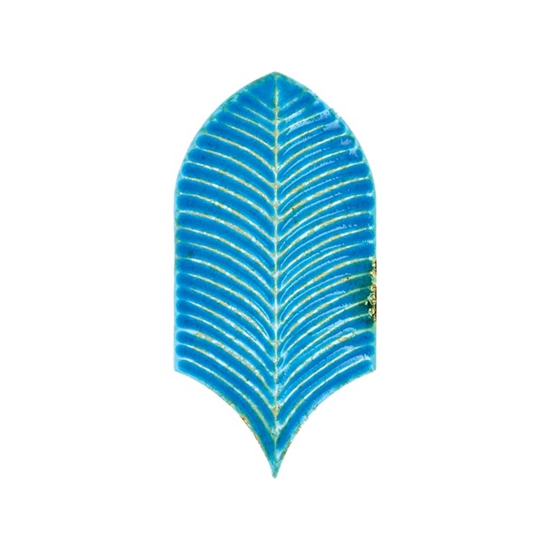 Daltile-Fyre-4-x-8-Glossy-Ceramic-Leaf-Wall-Tile-Aquamarine-Blue