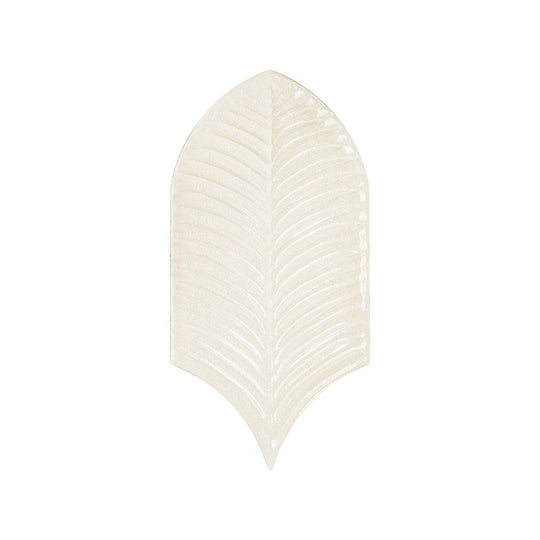 Daltile-Fyre-4-x-8-Glossy-Ceramic-Leaf-Wall-Tile-Pixie-White
