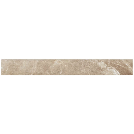 Happy Floors 3" x 24" Flint Rectified Natural Porcelain Bullnose