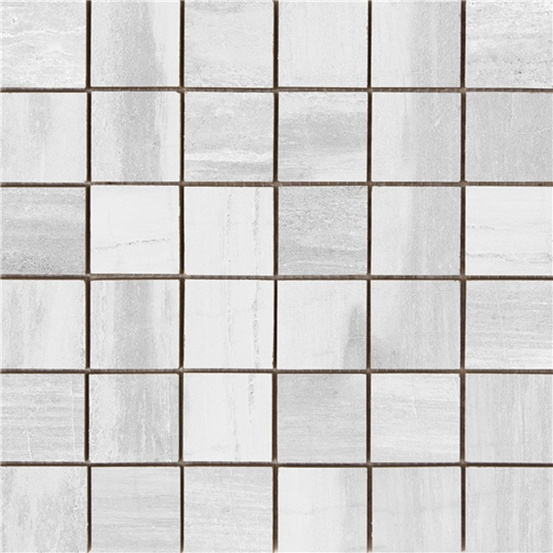 Happy Floors 12" x 12" Fossil Natural Porcelain 2" Mosaic