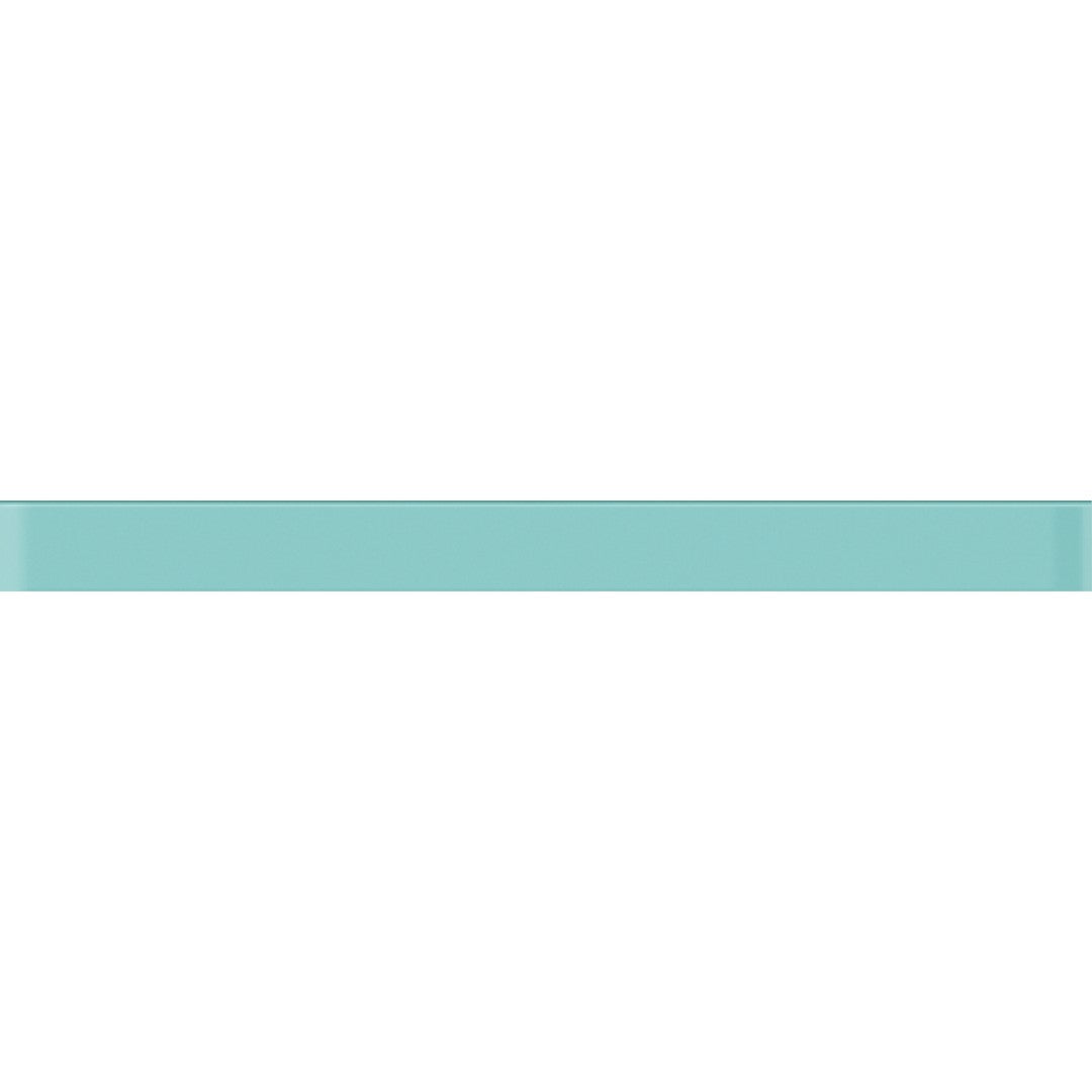 Crossville 0.5" x 6" Glass Blox Glass Deco Liner Tile