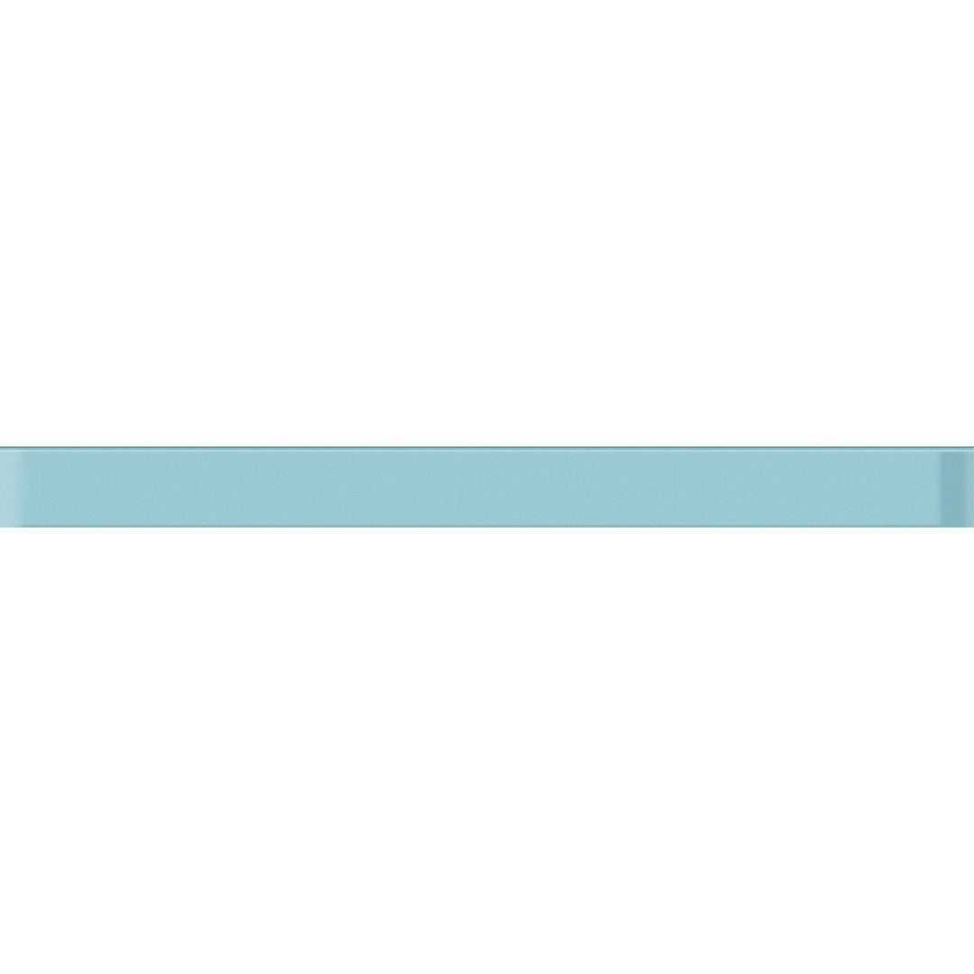 Crossville 0.5" x 6" Glass Blox Glass Deco Liner Tile