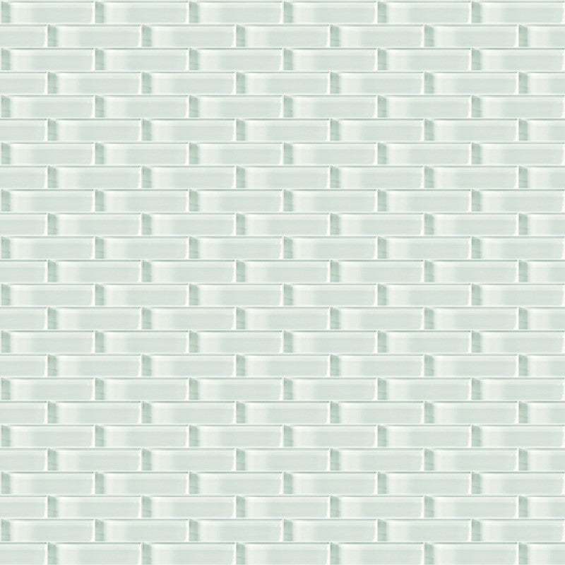 Crossville 12" x 12" Glass Blox Glass 0.5x2" Brick Mosaic