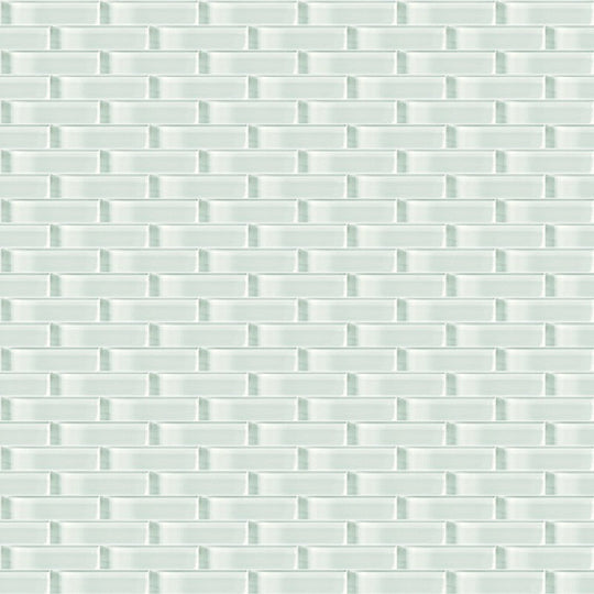 Crossville 12" x 12" Glass Blox Glass 0.5x2" Brick Mosaic