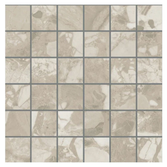 Del Conca USA 12" x 12" Elements Rectified Porcelain 1.4" Mosaic
