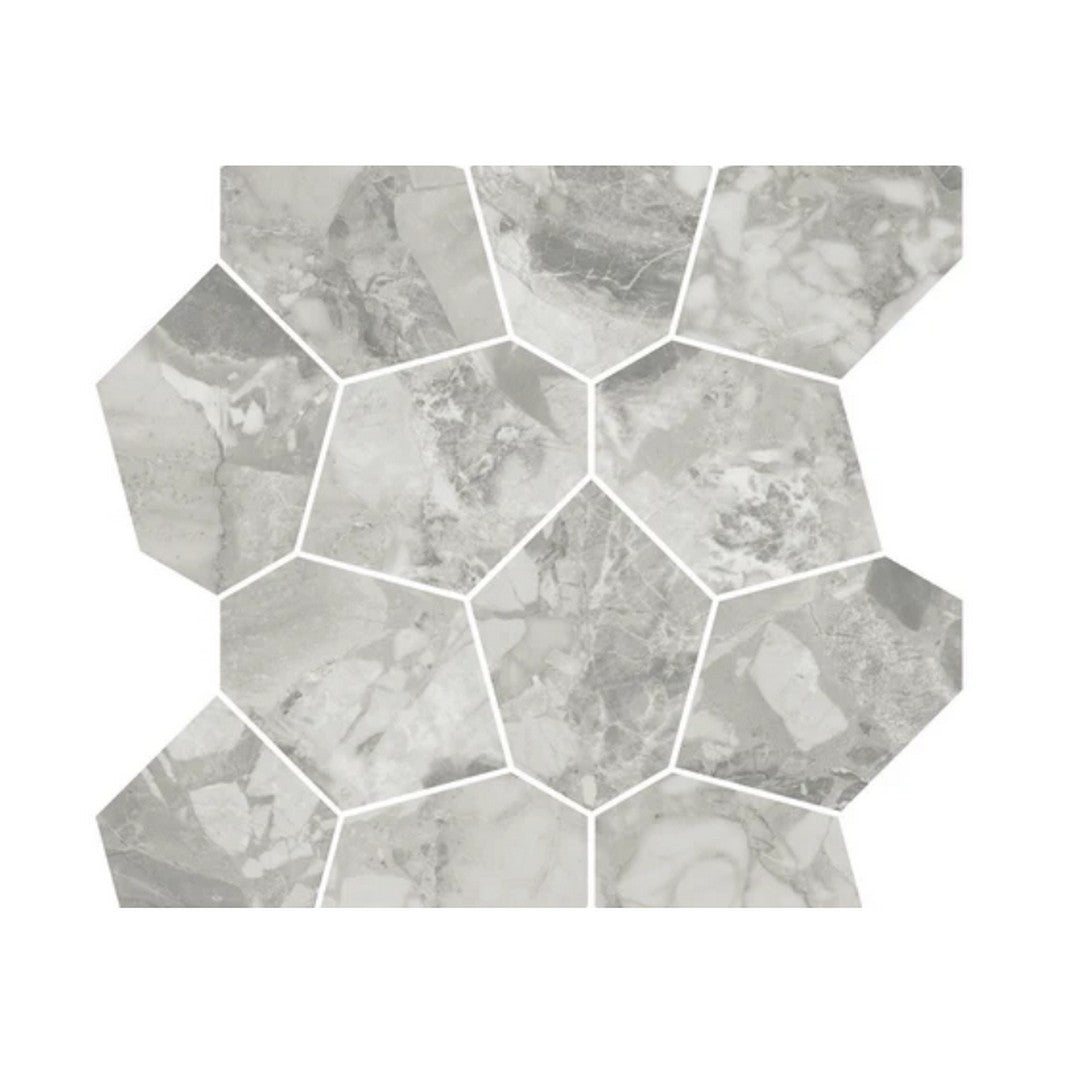 Del Conca USA 12" x 12" Elements Rectified Porcelain Leaves Mosaic