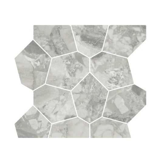 Del Conca USA 12" x 12" Elements Rectified Porcelain Leaves Mosaic