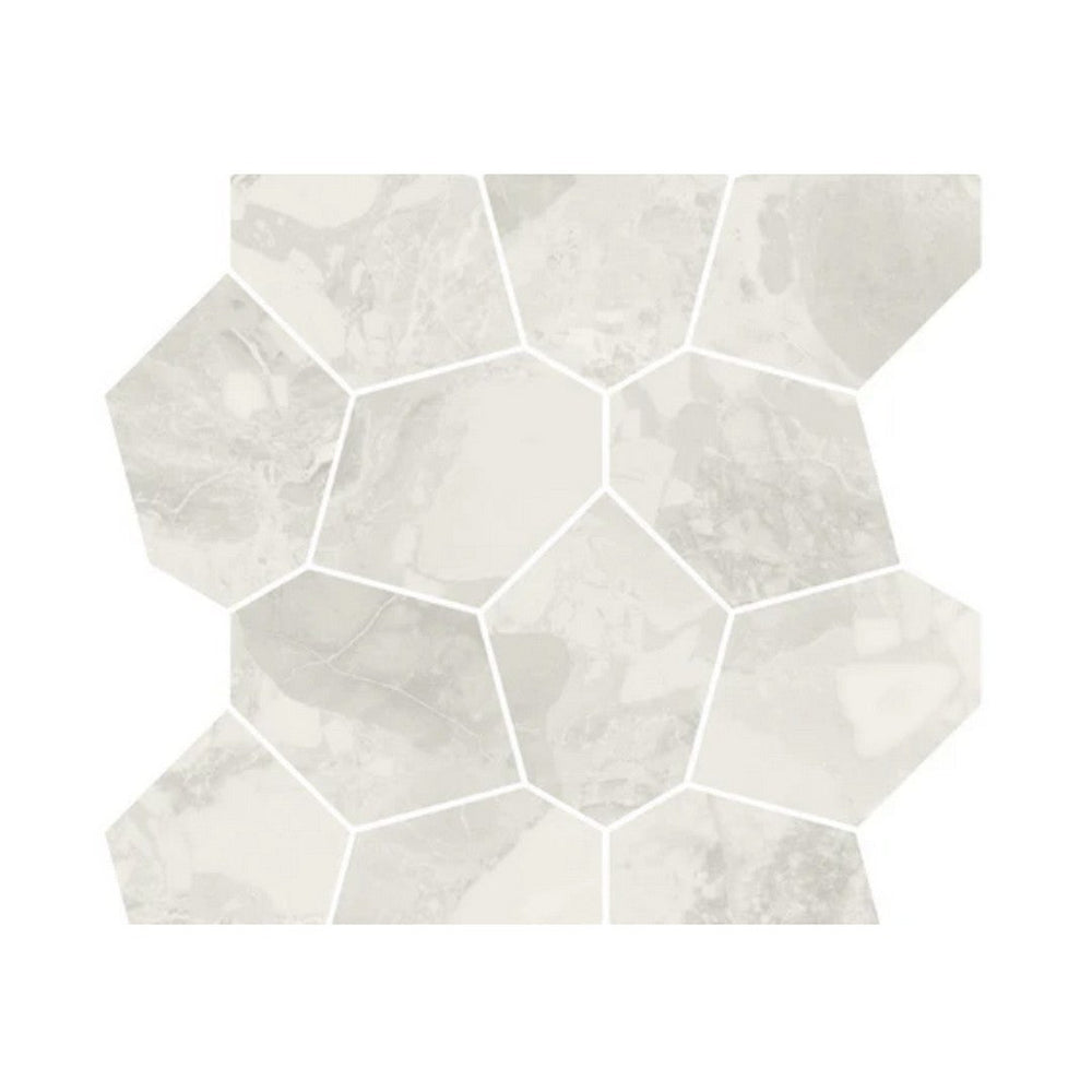 Del Conca USA 12" x 12" Elements Rectified Porcelain Leaves Mosaic