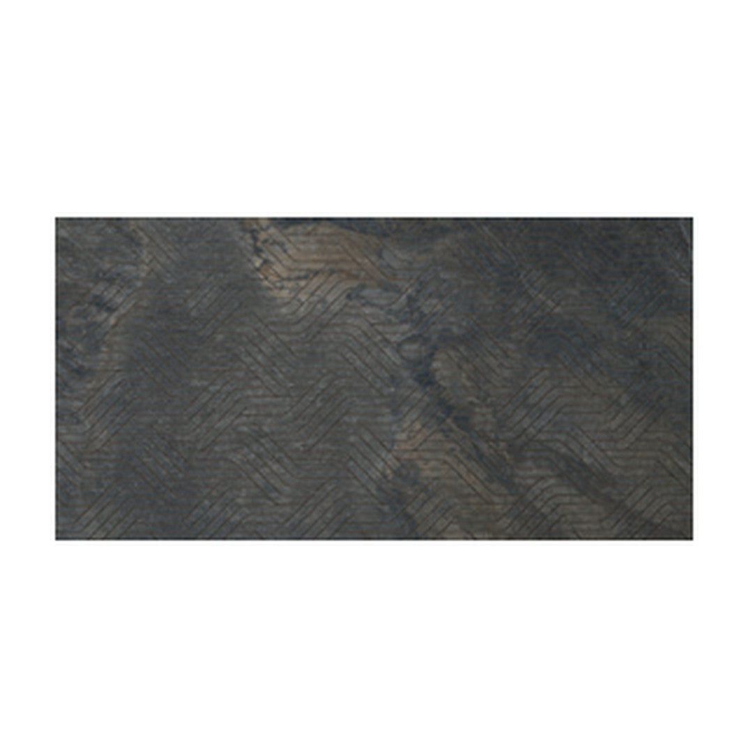 Del Conca USA 12" x 24" Bergen Rectified Porcelain Deco Geometrie Tile