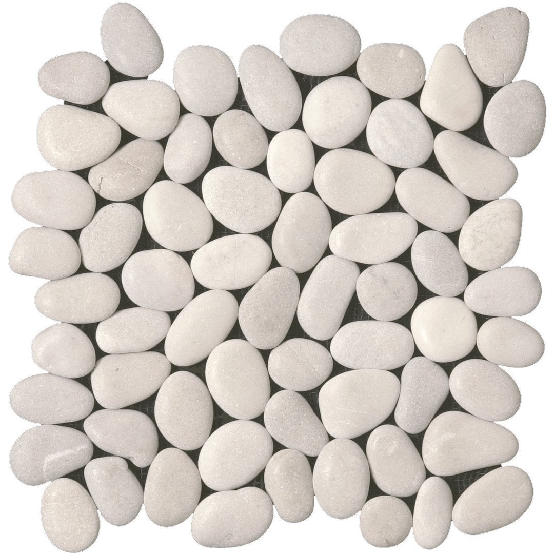 Bati Orient 12" x 12" Bali Rectified Matte Pebble Natural Stone Mosaic