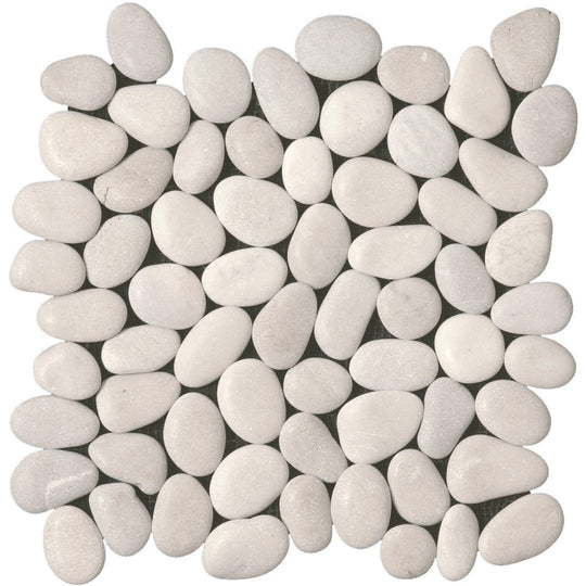 Bati Orient 12" x 12" Bali Rectified Matte Pebble Natural Stone Mosaic