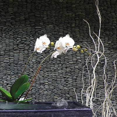 Bati Orient 6" x 12" Bali Matte Stacked Wall Pebble Natural Stone Mosaic