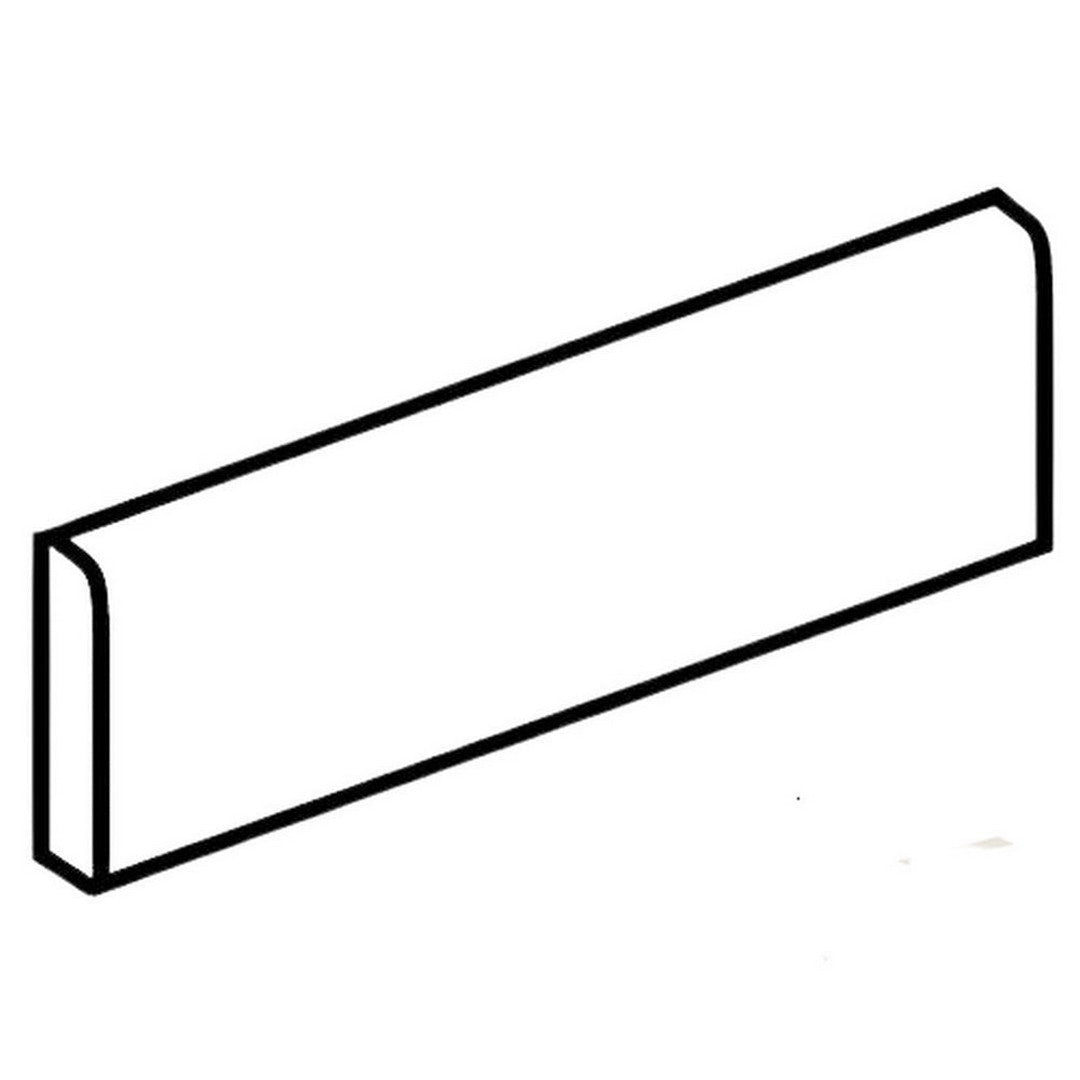 Tesoro 3" x 24" Lucca Rectified Polished Porcelain Bullnose