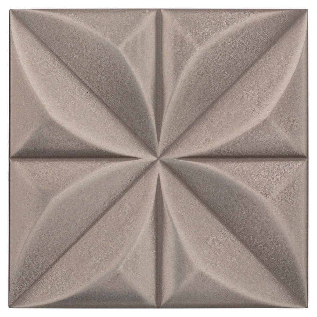 Marazzi GeoMetal 6" x 6" Wall Satin Floret Mosaic