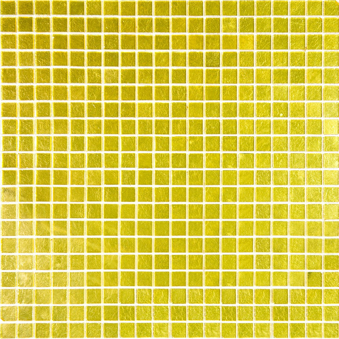 MiR Alma Aurum Gold GMC 11.6" x 11.6" Glass Mosaic