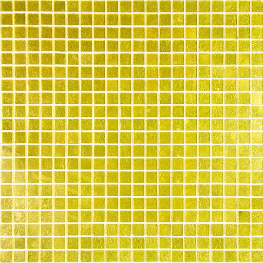 MiR Alma Aurum Gold GMC 11.6" x 11.6" Glass Mosaic