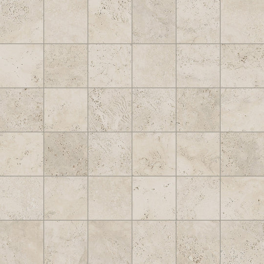 Happy Floors 12" x 12" Navona Natural Porcelain 2" Mosaic