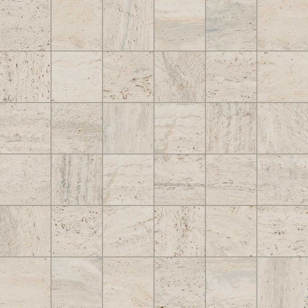 Happy Floors 12" x 12" Navona Natural Porcelain 2" Mosaic