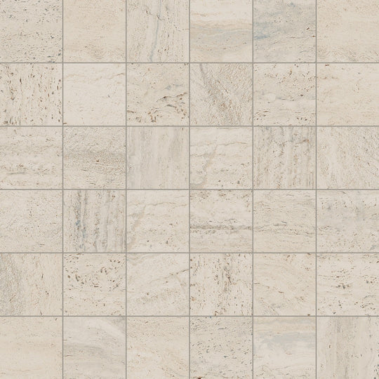 Happy Floors 12" x 12" Navona Natural Porcelain 2" Mosaic