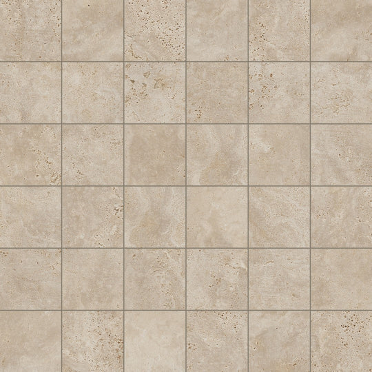 Happy Floors 12" x 12" Navona Natural Porcelain 2" Mosaic