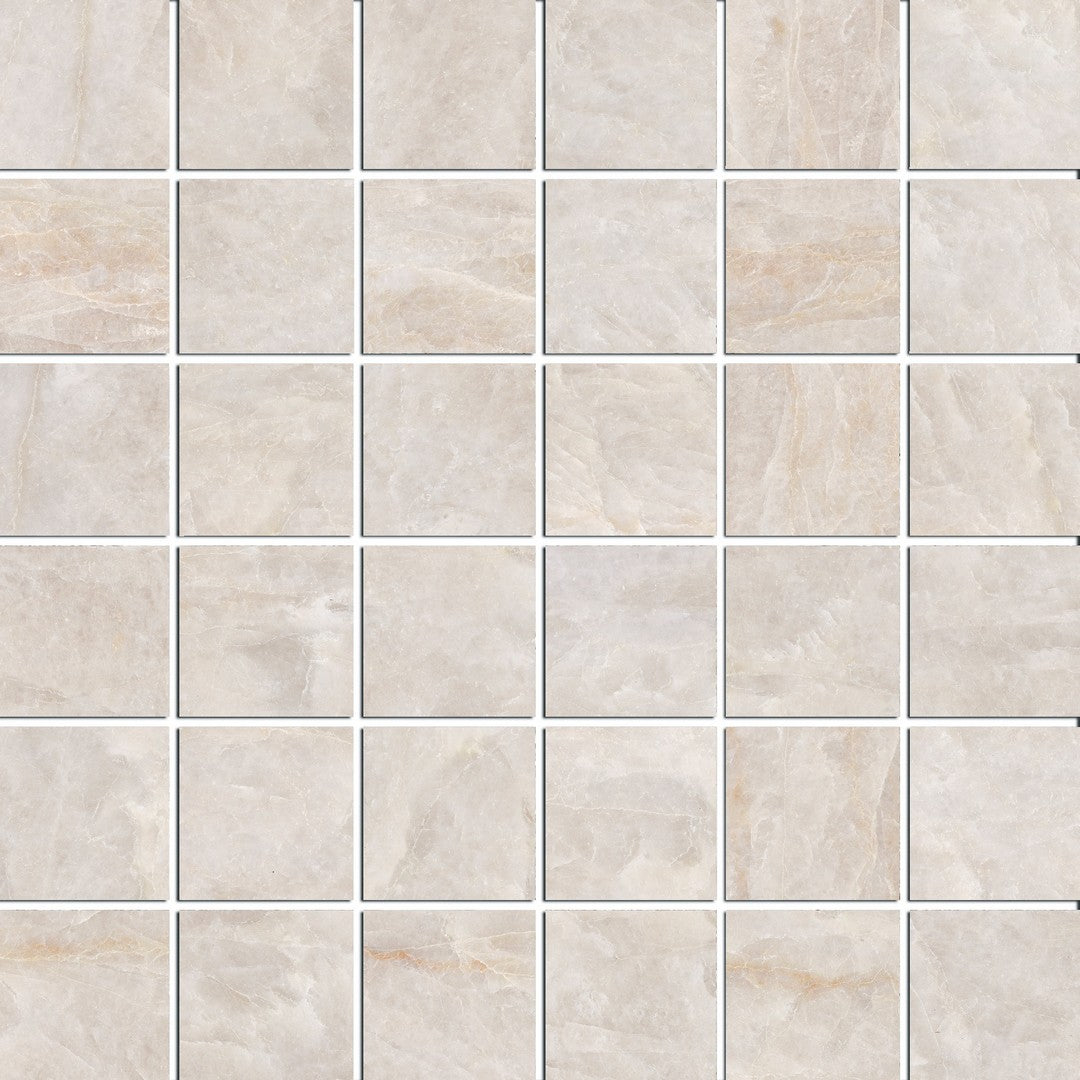 Happy Floors 12" x 12" Naica Natural Porcelain 2" Mosaic